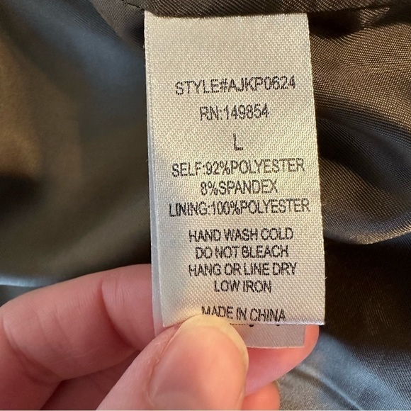 Sadie & Sage Taupe Faux Suede Asymmetrical Zip Moto Jacket - Picture 7 of 7